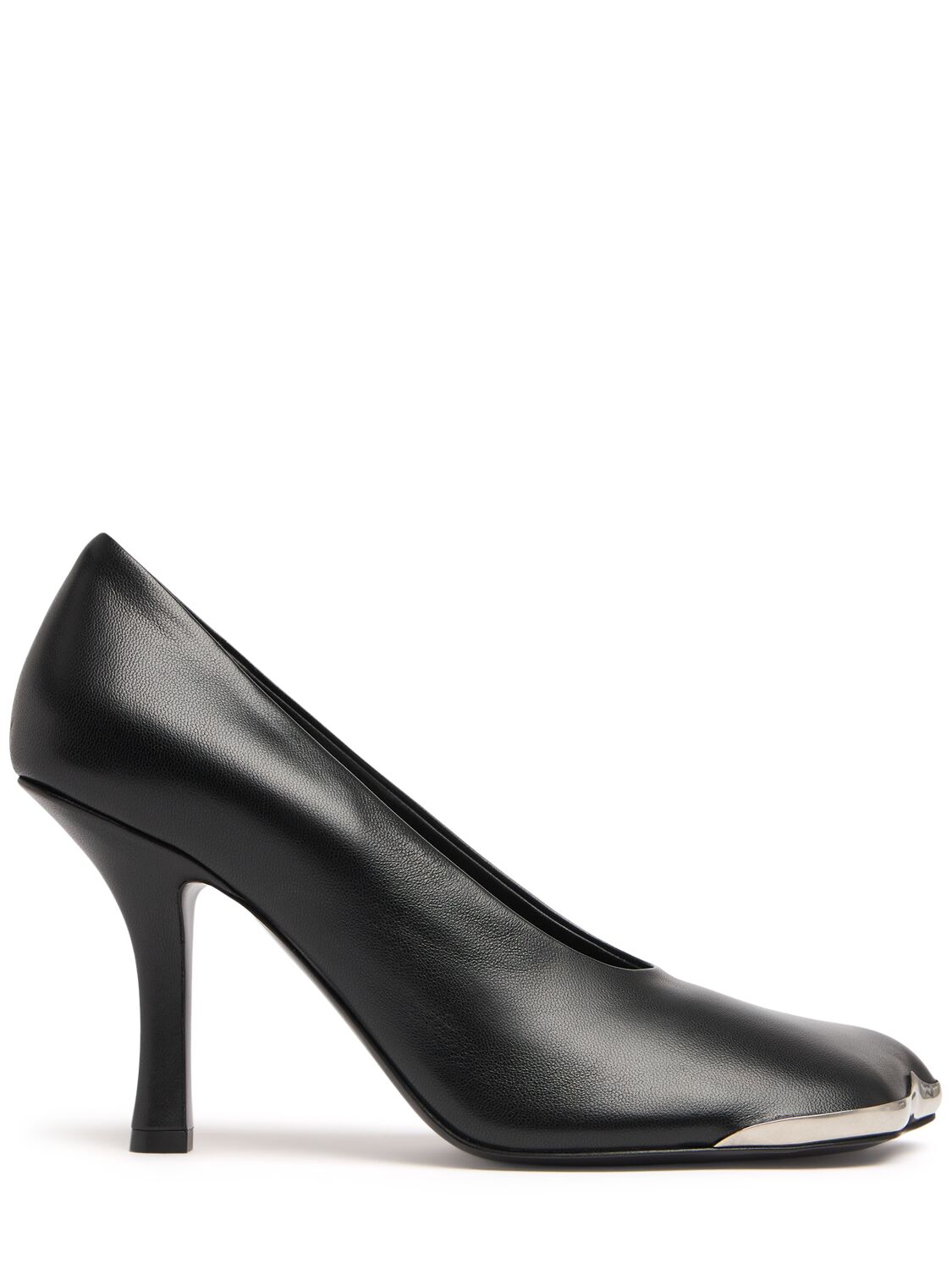 Burberry 90mm Lf Duck Leather Pumps In Black