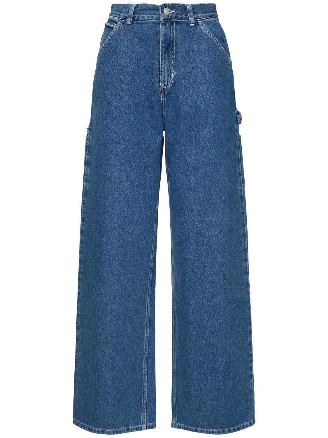 Carhartt Jens High Waist Pants In Blue