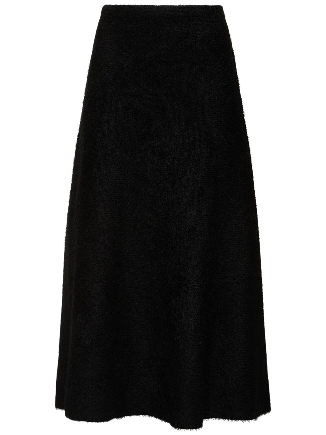 Gabriela Hearst Eastburne Silk & Cashmere Knit  Skirt In Black