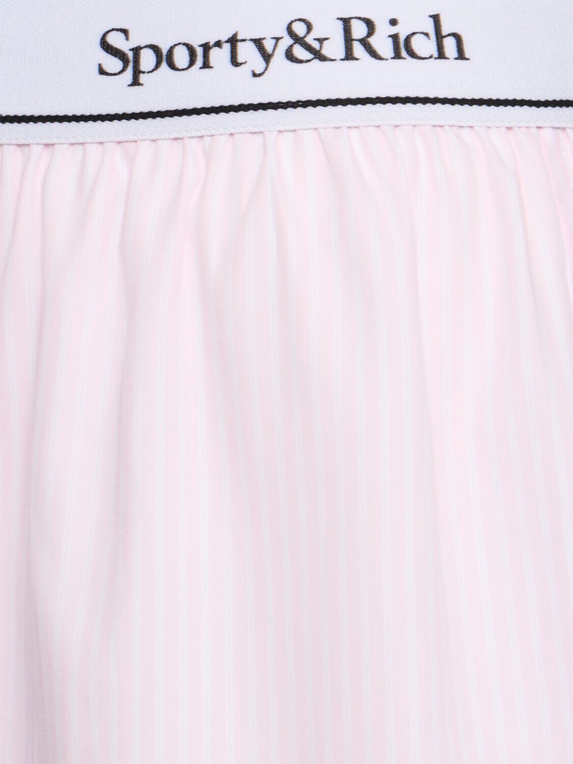 Shop Sporty And Rich Serif Logo Boxer Shorts In Pink