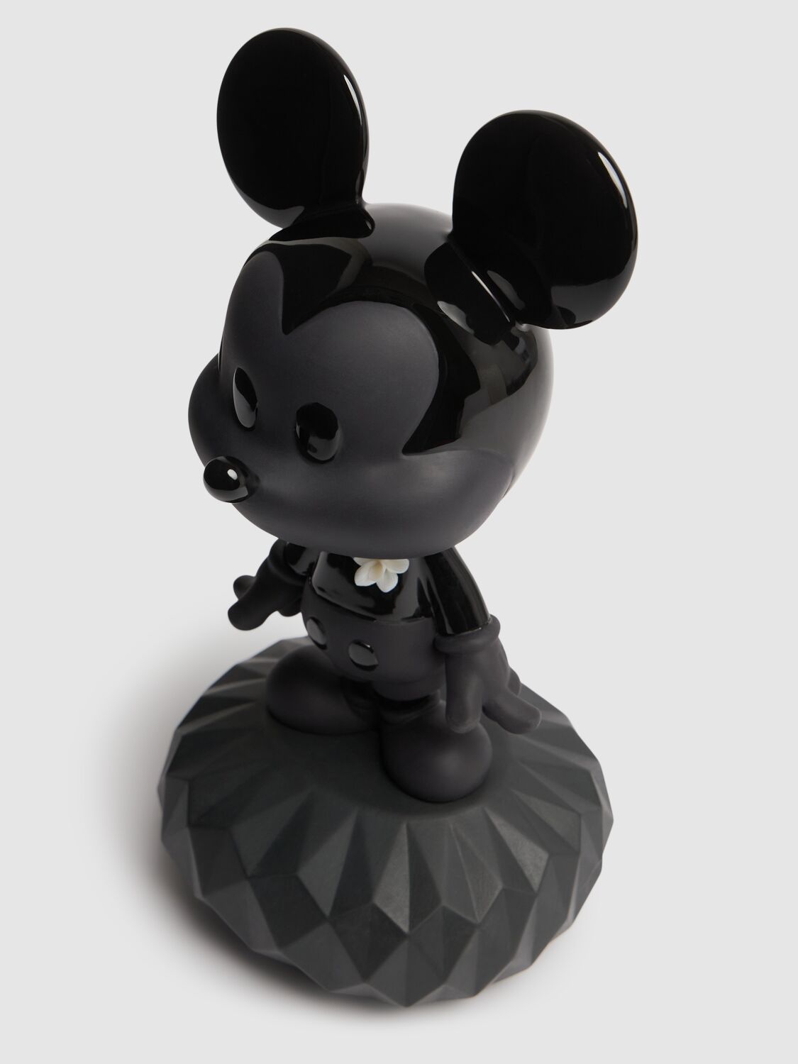 Shop Lladrò Mickey Sculpture In Black