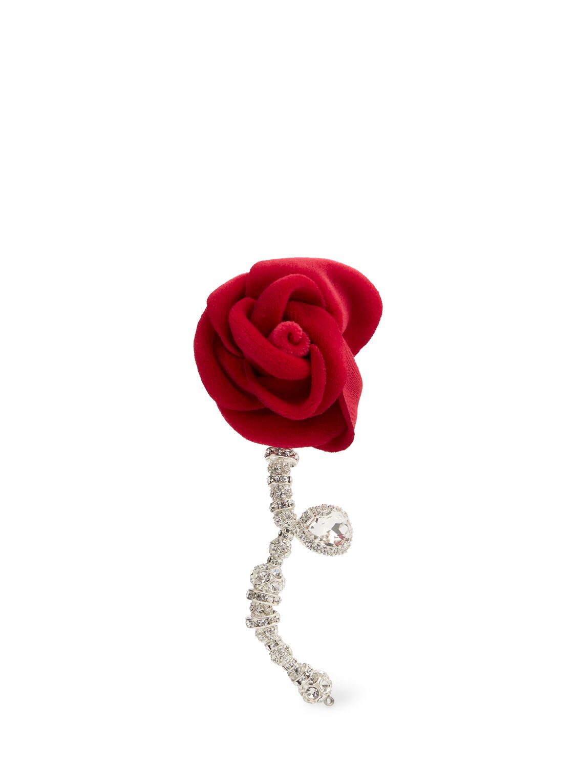 Magda Butrym Rose Mono Earring In Red