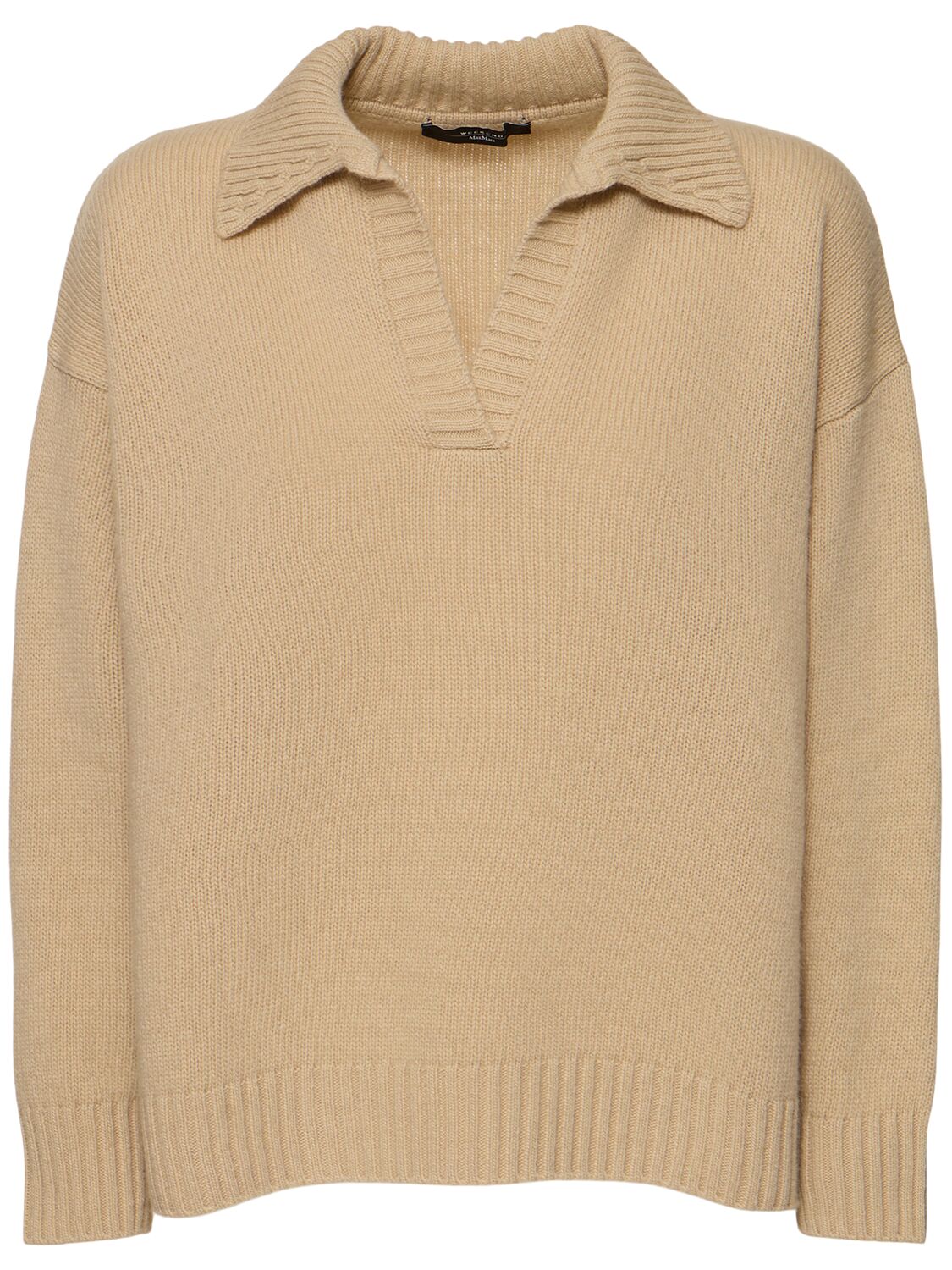 Weekend Max Mara Agre Wool Sweater In Neutral