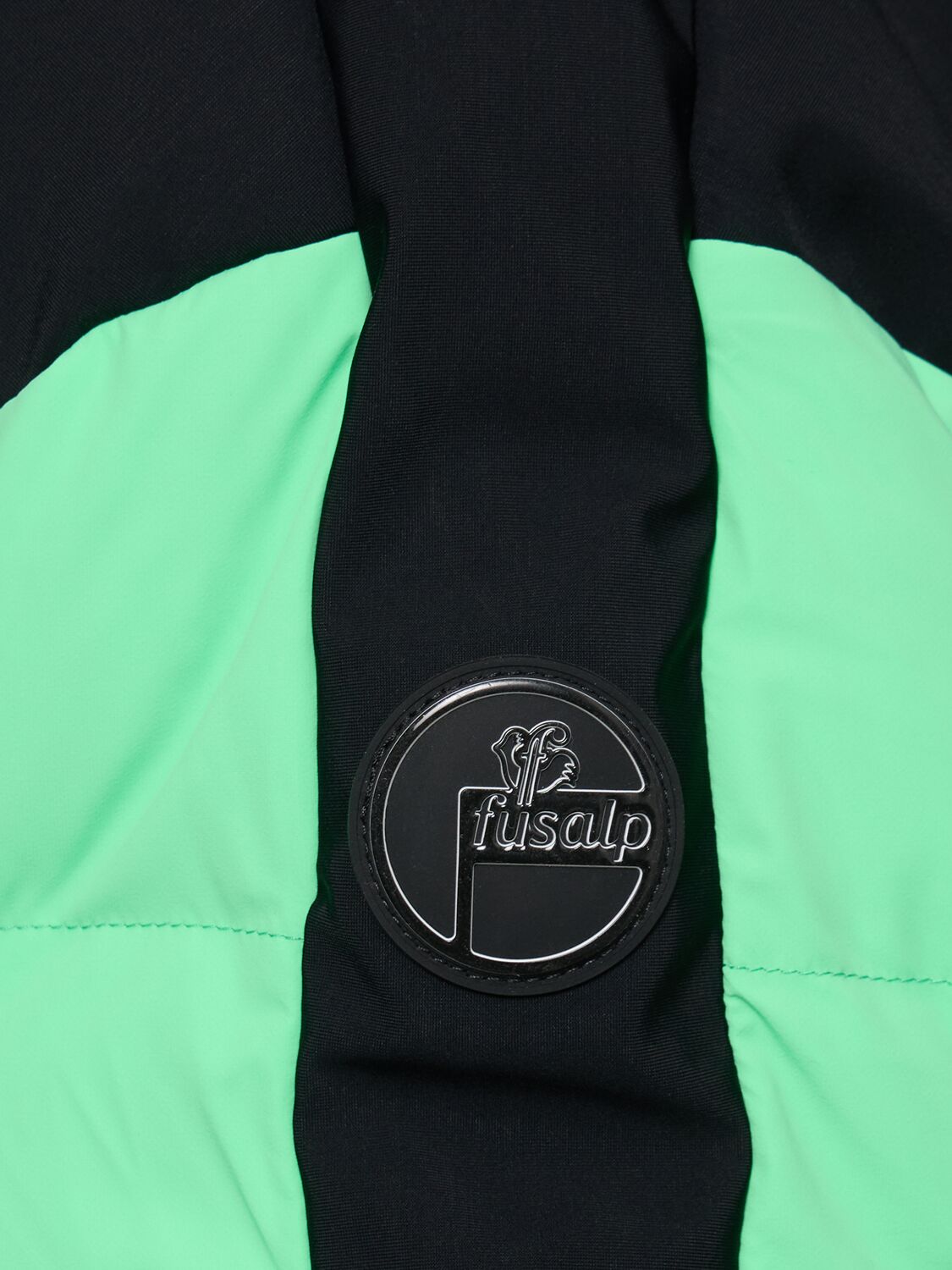 Shop Fusalp Navy Down Ski Jacket In Green