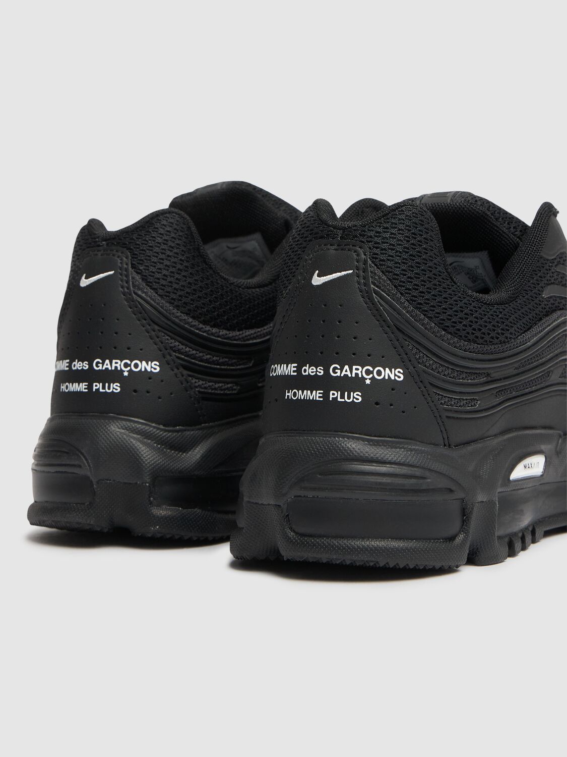 Shop Comme Des Garçons Homme Deux Cdg Nike Air Max Tl2.5 Sneakers In Black