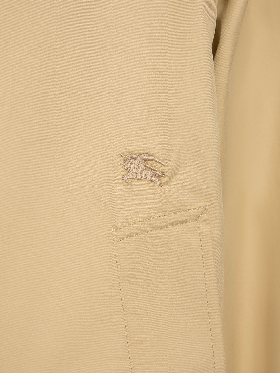 BURBERRY TECH COTTON ZIPPED JACKET 