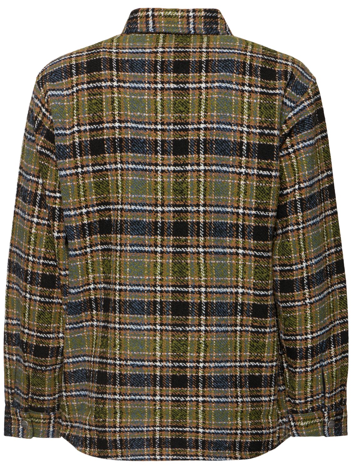 Shop Carhartt Stroy Bouclé Shirt Jacket In Story Check/blk