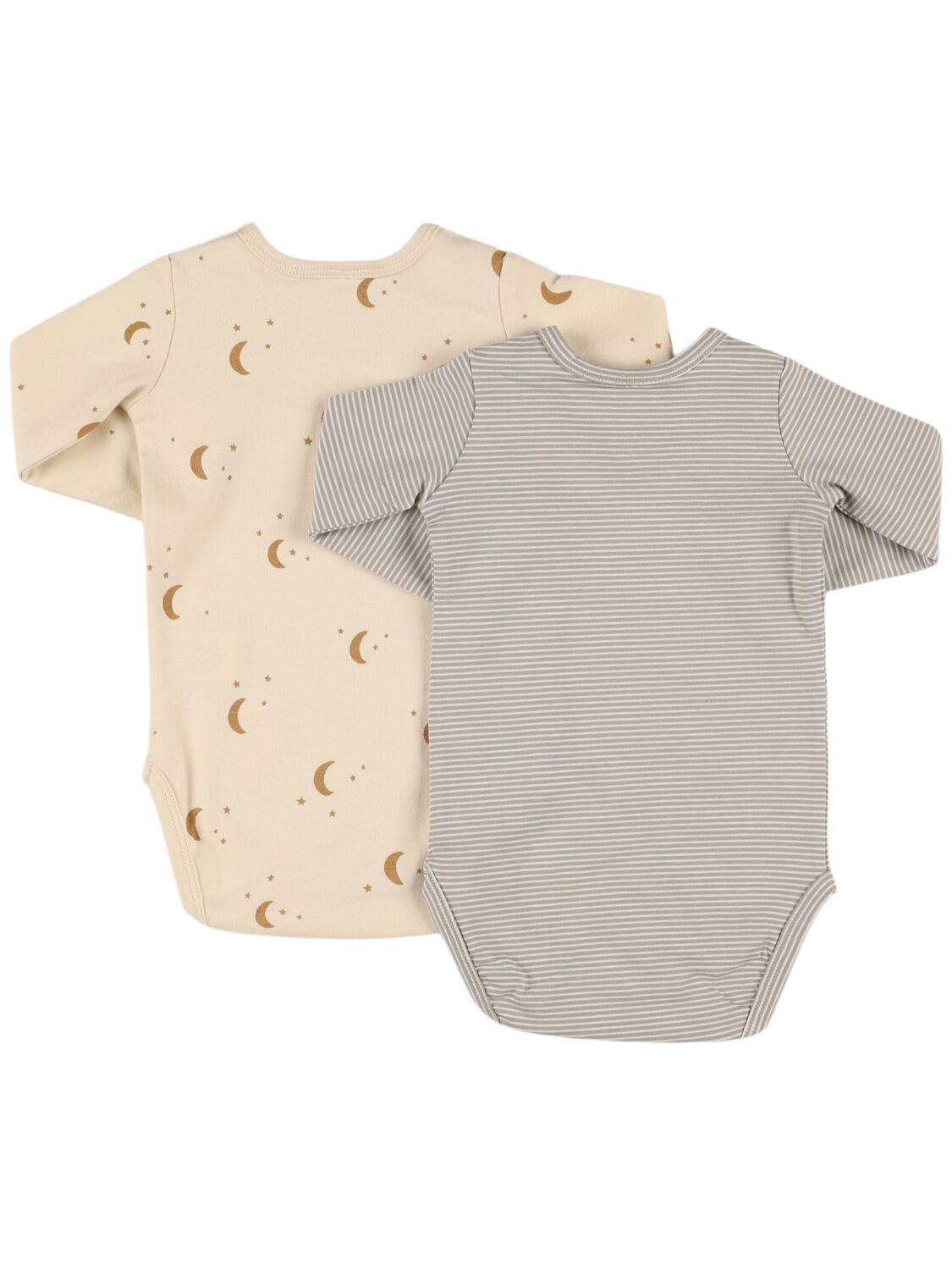 Shop Quincy Mae Set Of 2 Cotton Bodysuits In Multicolor