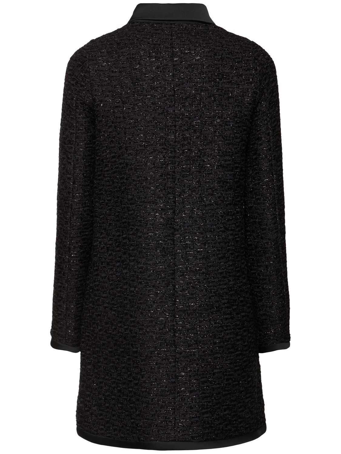 Shop Giambattista Valli Bouclé Coat In Black