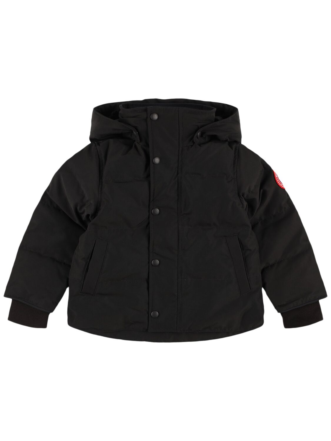 Canada Goose Kids' Poly & Cotton Down Jacket In Black