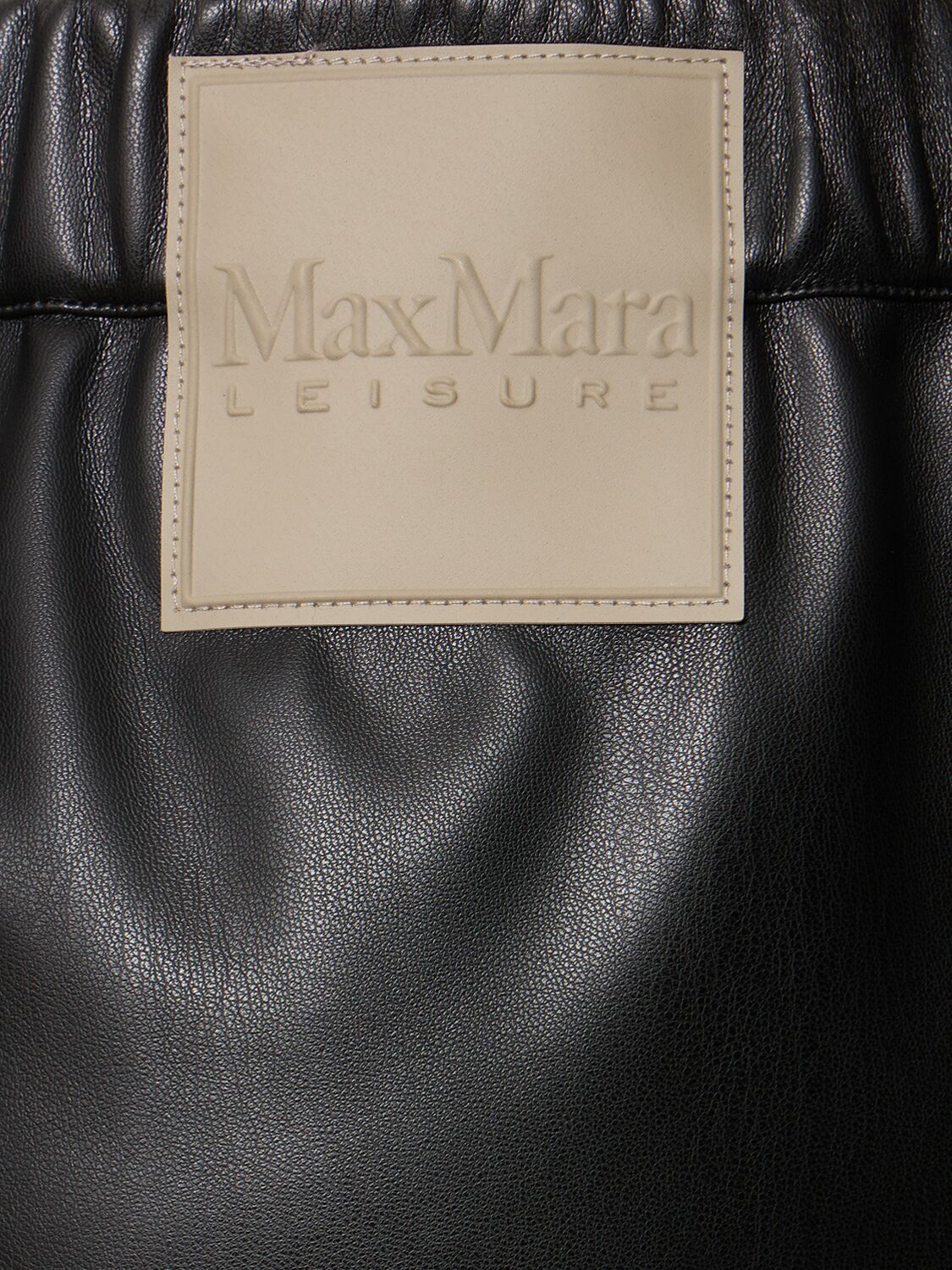 Shop Max Mara Struzzo Pants In Black