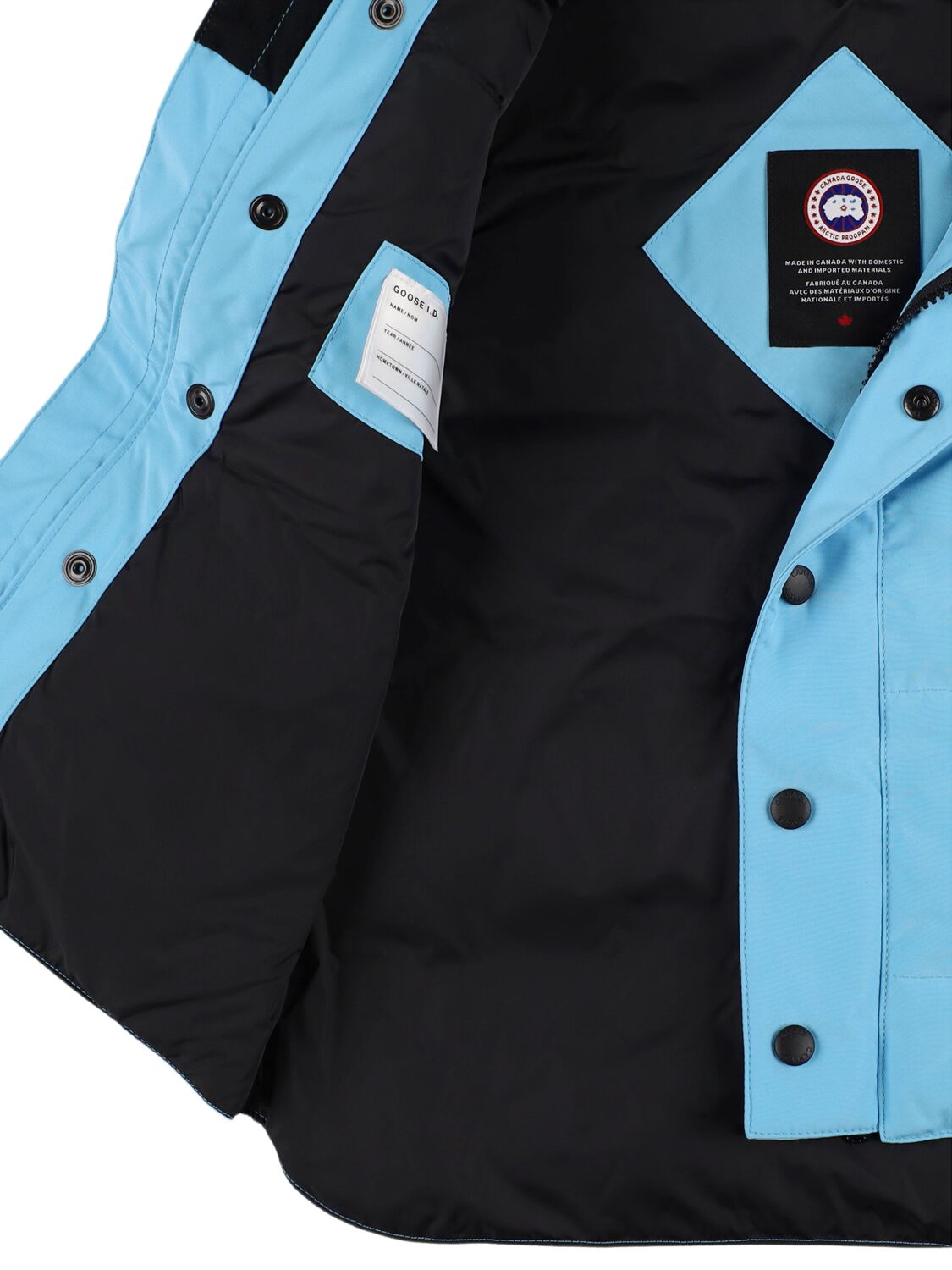 Shop Canada Goose Poly & Cotton Down Vest In Light Blue