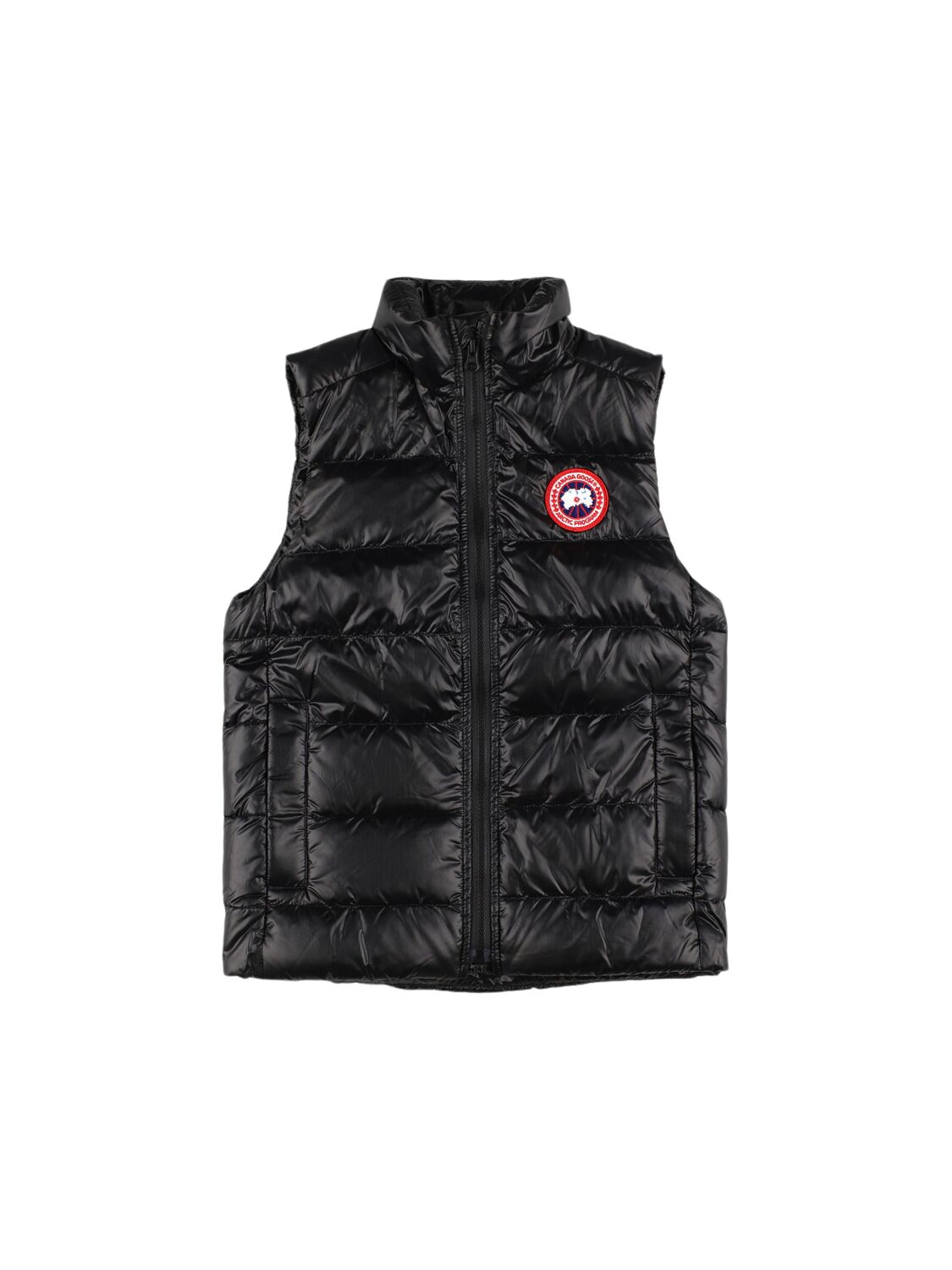 Canada Goose Nylon Down Vest In Black