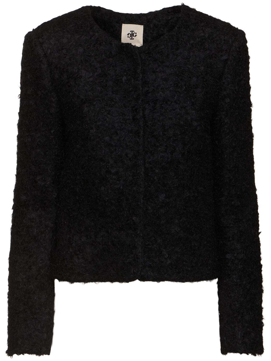The Garment Recycled Wool Blend Black Vienna Jacket In Black
