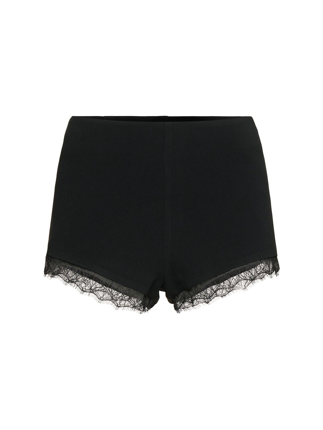 Stretch Crepe Lace Shorts