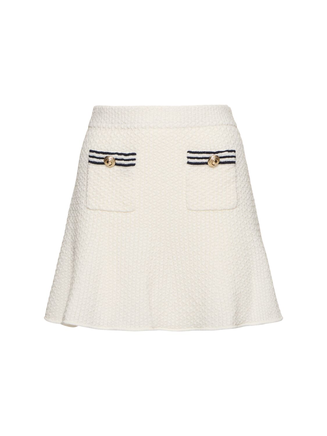 Textured Knit Mini Skirt