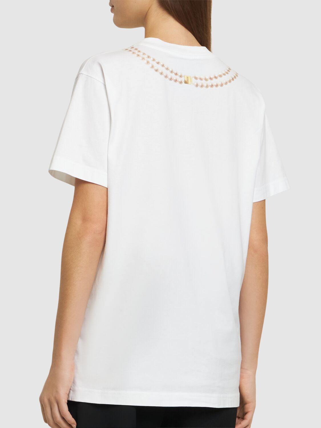 Moschino Graphic-print Cotton T-shirt In White