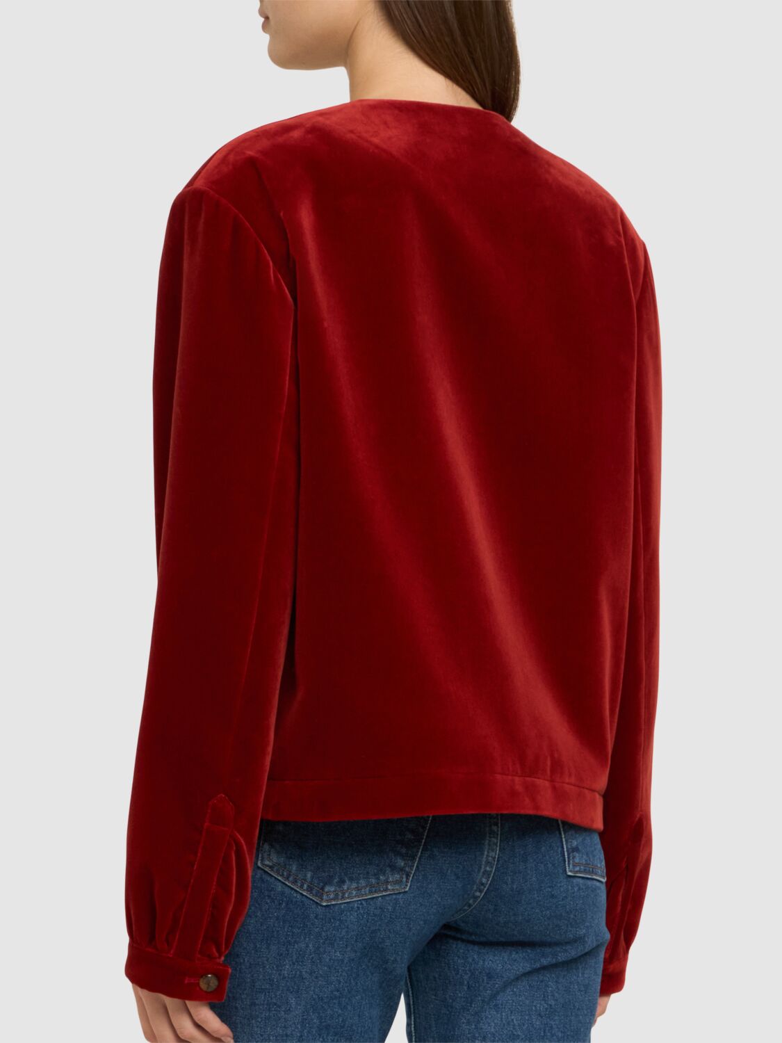 BLAZÉ MILANO JEALOUSY GLISS VELVET BOLERO JACKET 
