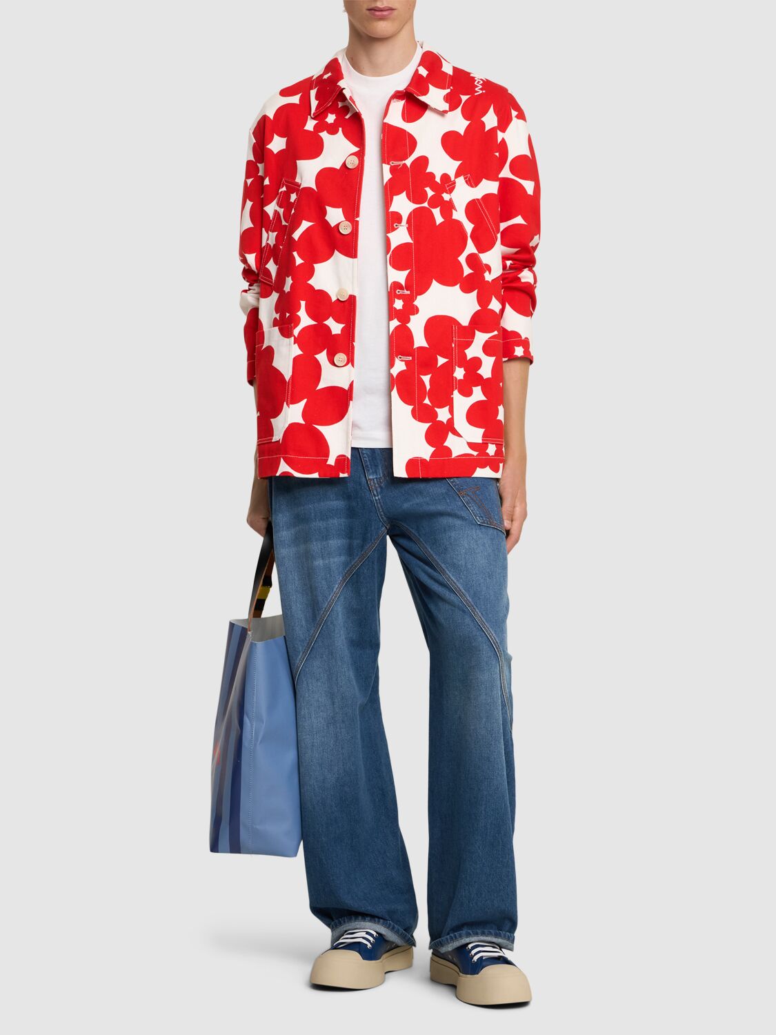 MARNI DILLIES GABARDINE 5 BUTTON JACKET 