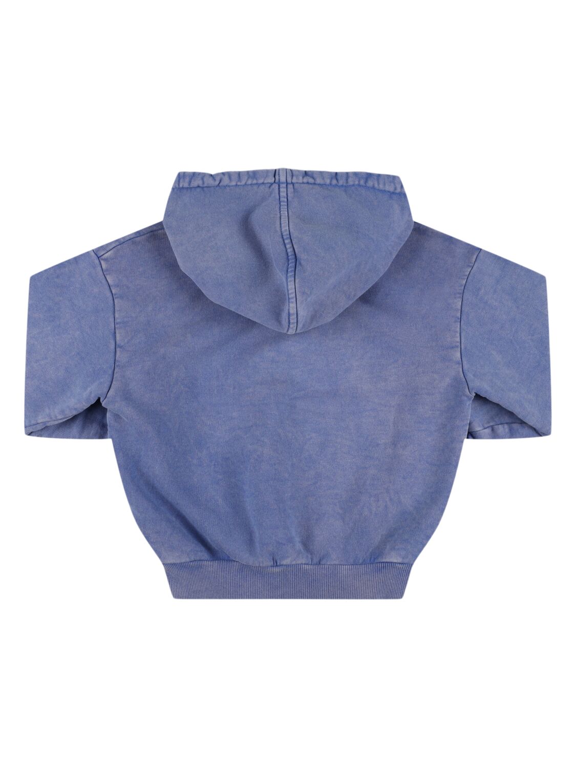 Bobo Choses Printed Cotton Hoodie In Light Blue