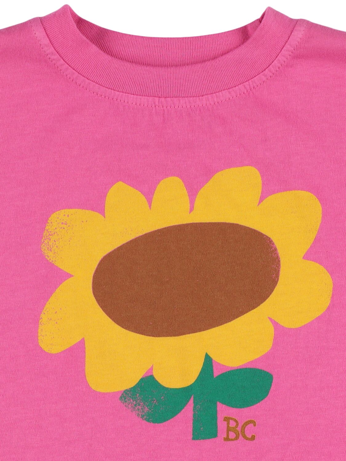 Bobo Choses Printed Cotton Jersey T-shirt In Pink