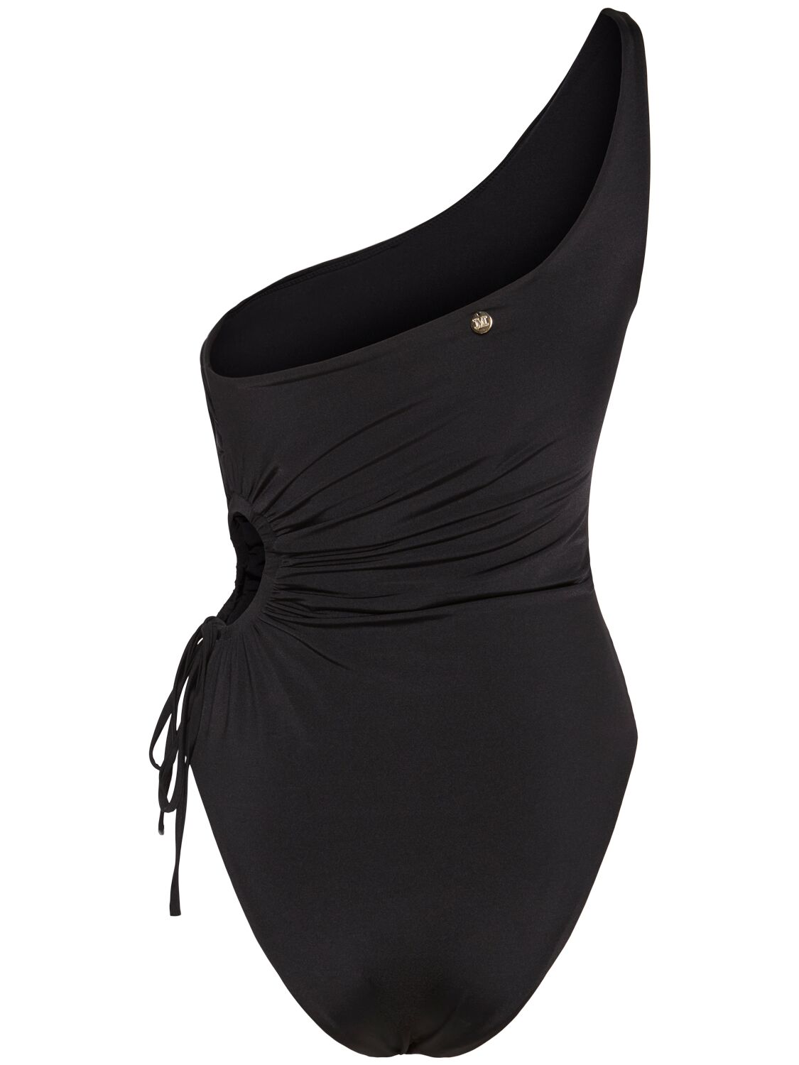 Shop Max Mara Canarie One Piece Swimsuit In Black