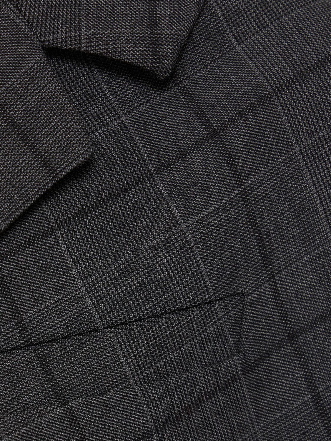 Coperni Tailored Jacket With Twisted Cut-out Detail In Grey
