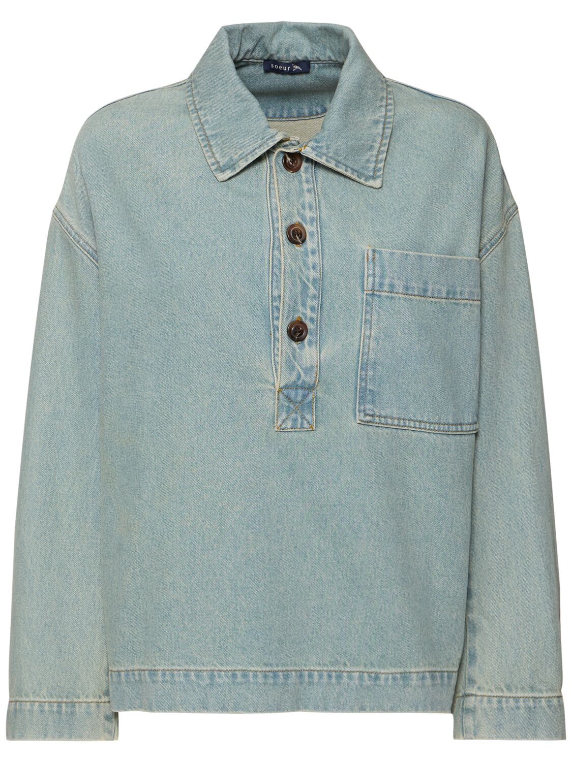 Austin Denim Shirt W/ Pocket