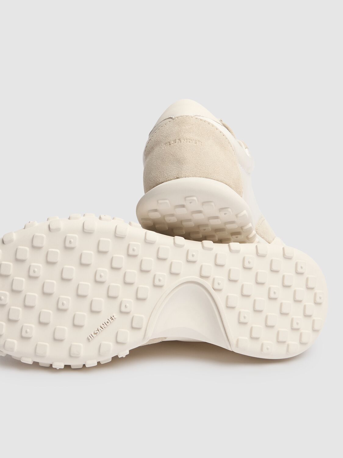JIL SANDER NYLON LOW TOP SNEAKERS 