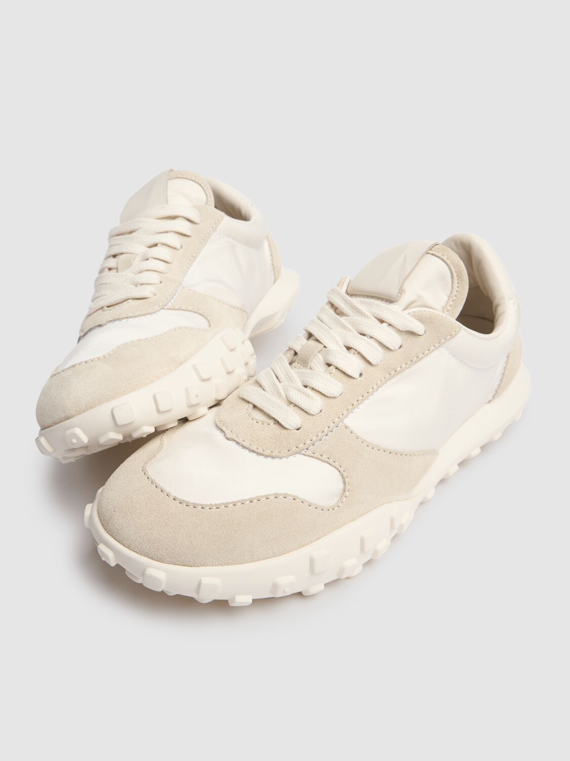 JIL SANDER NYLON LOW TOP SNEAKERS 