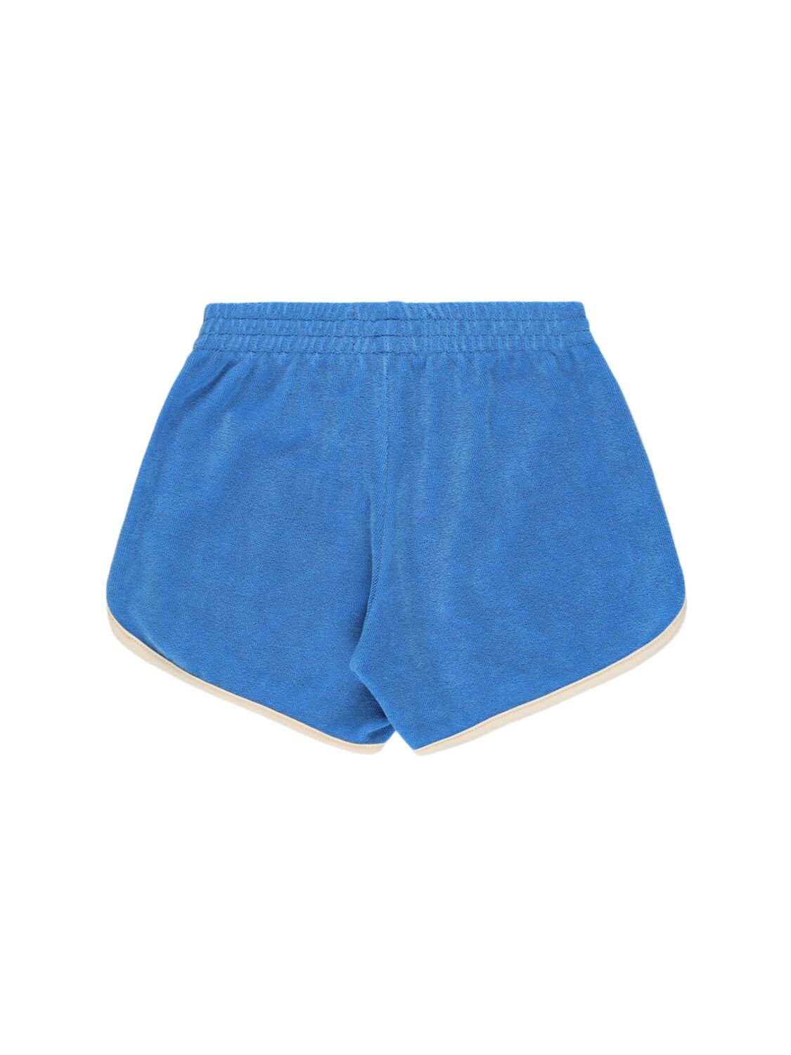 Bobo Choses Color Block Cotton Blend Terry Shorts In Blue/multi