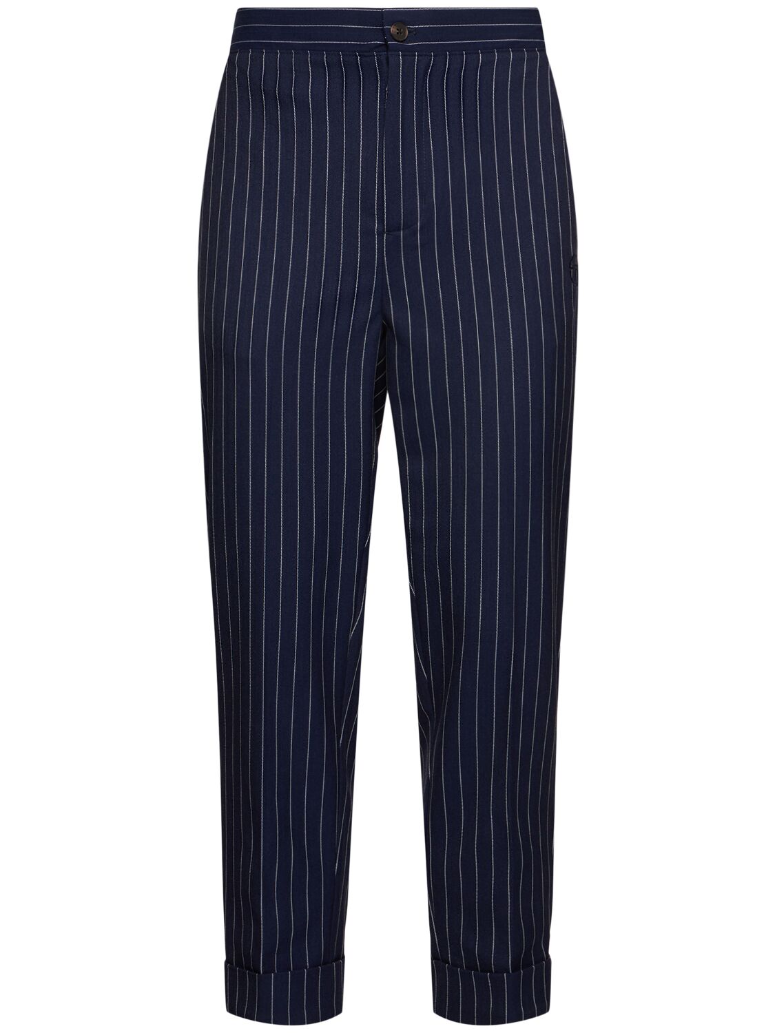 Gessato Suiting Track Pants