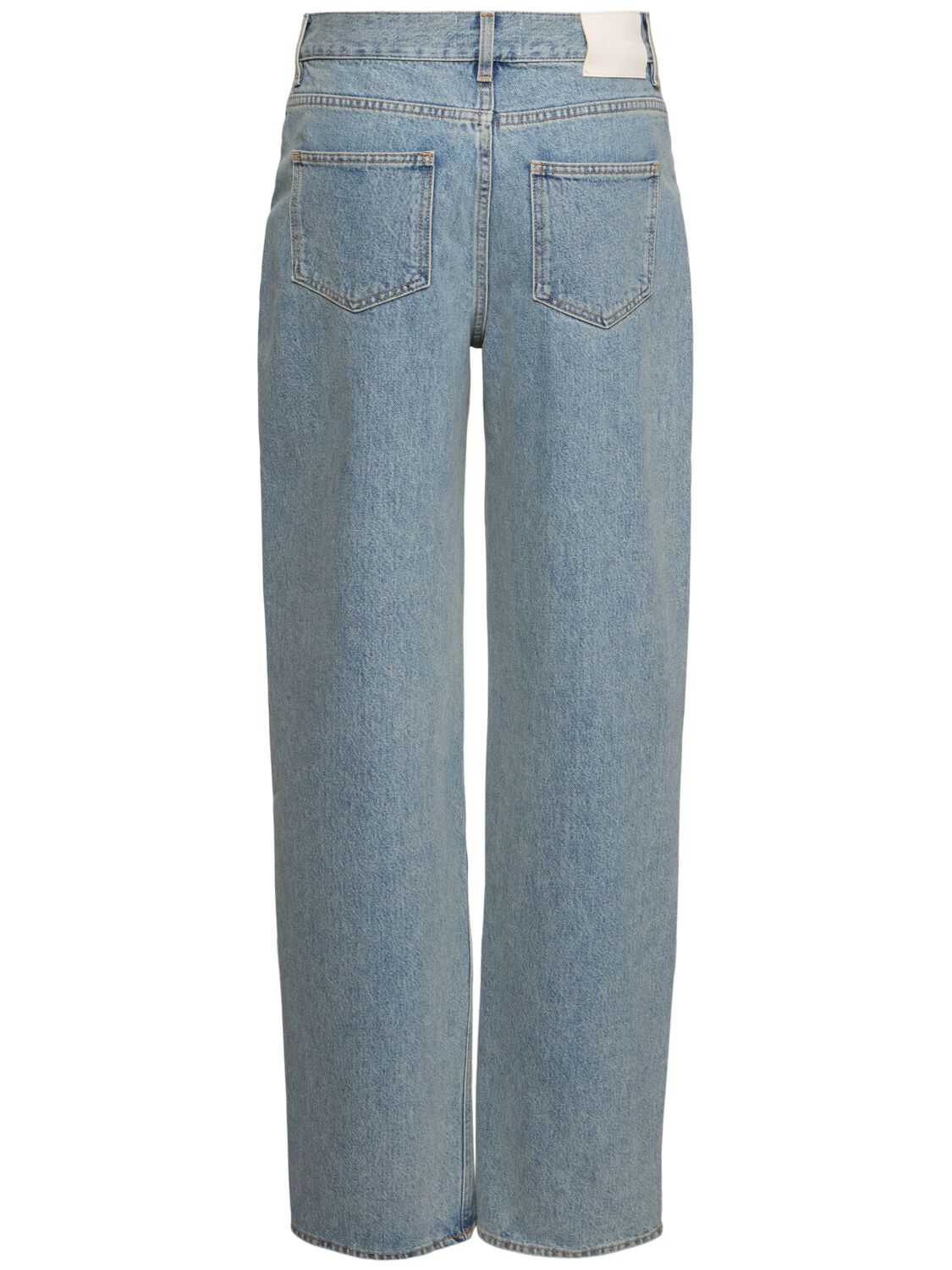 LOULOU STUDIO SAMUR COTTON DENIM JEANS 