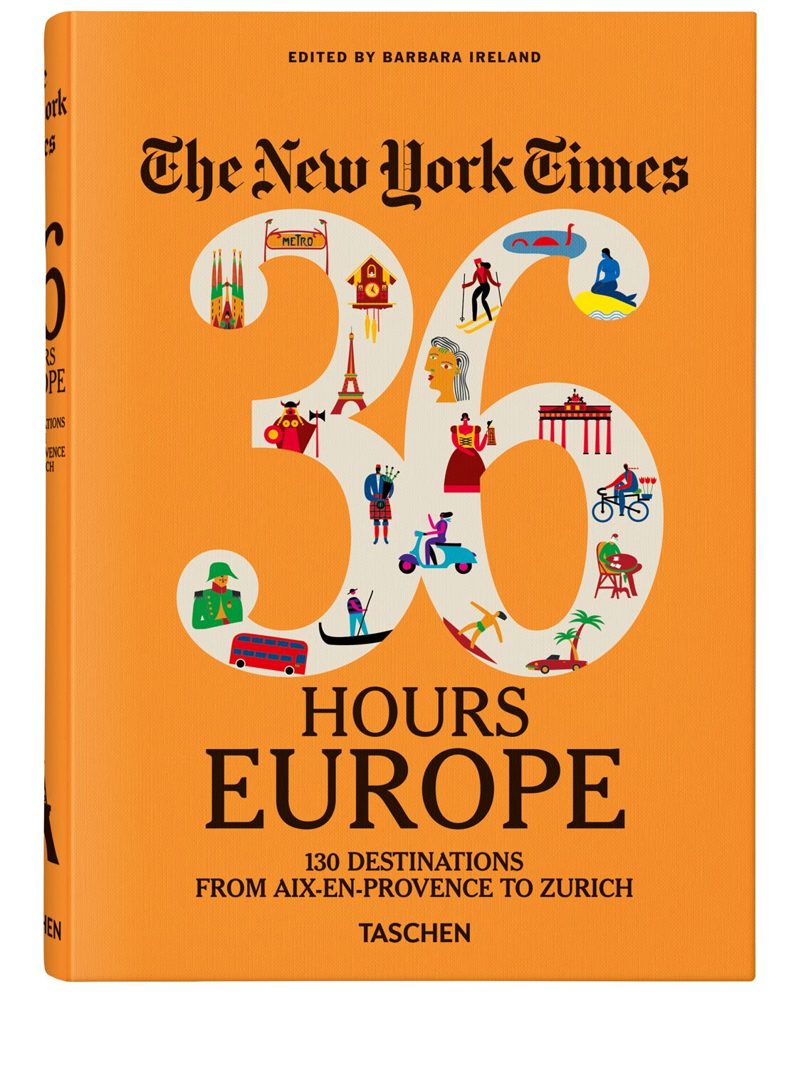 Taschen The New York Times 36 Hours. Europa. 3.a Edición In Orange