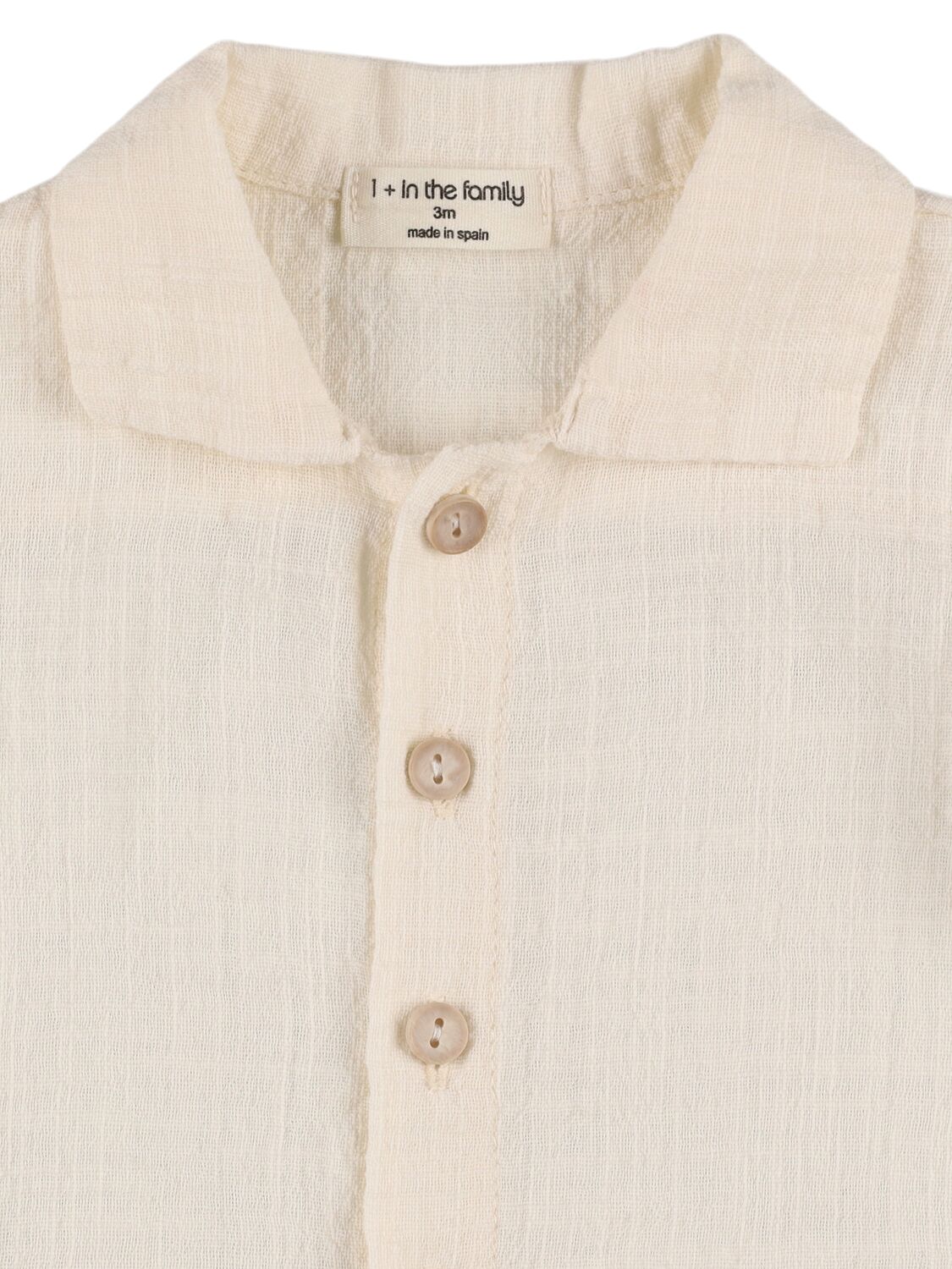 1+ In The Family Cotton Shirt In White