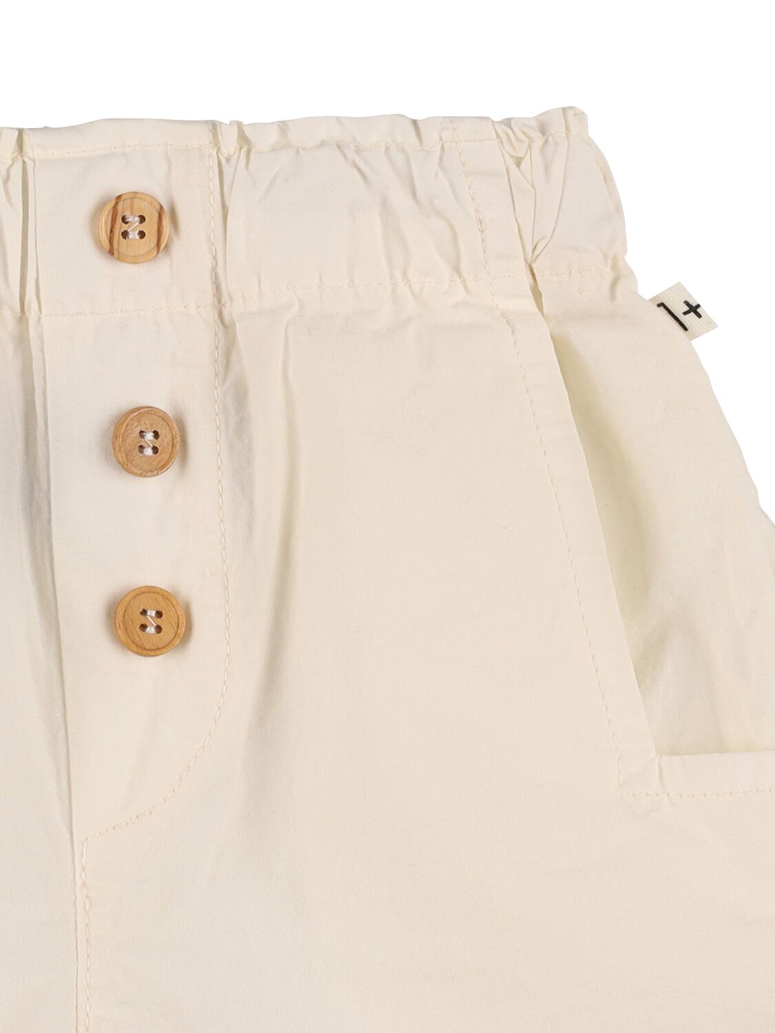 1+ In The Family Cotton Poplin Shorts In White