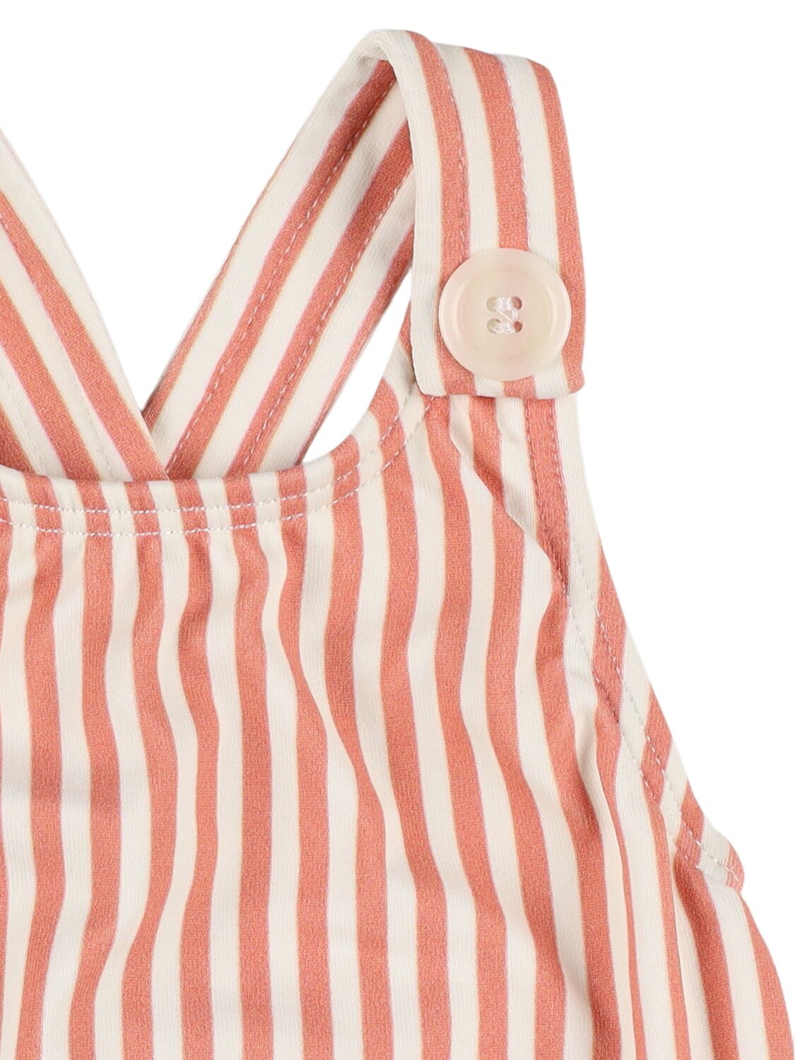 1+ In The Family Striped Poly Blend One Piece Swimsuit In Pink