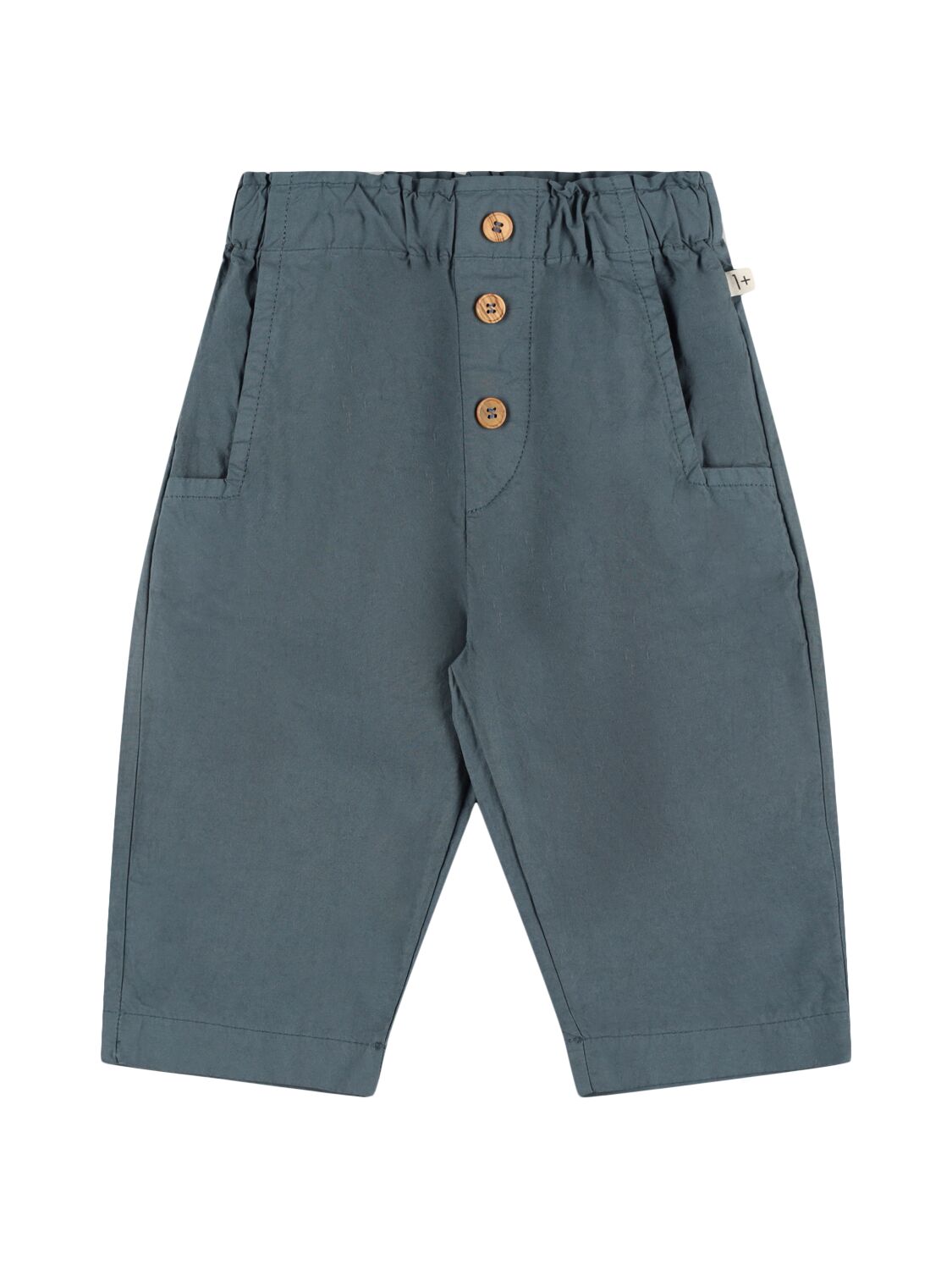 1+ In The Family Kids' Cotton Pants In Dark Blue