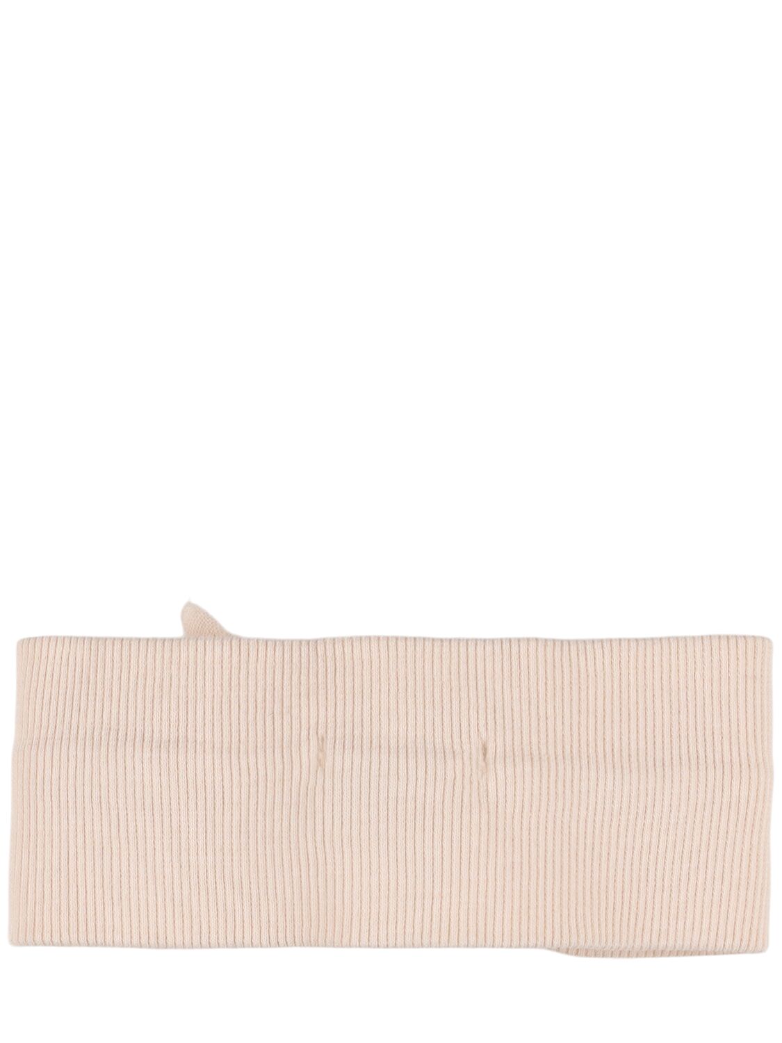 1+ In The Family Cotton Blend Headband W/knot In Beige