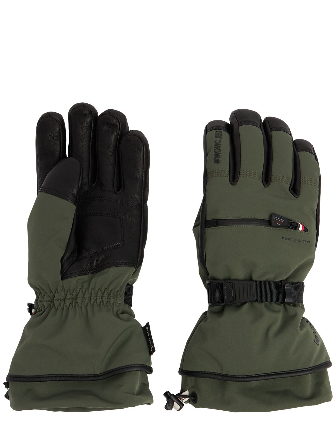 Logo Padded Tech Ski Gloves