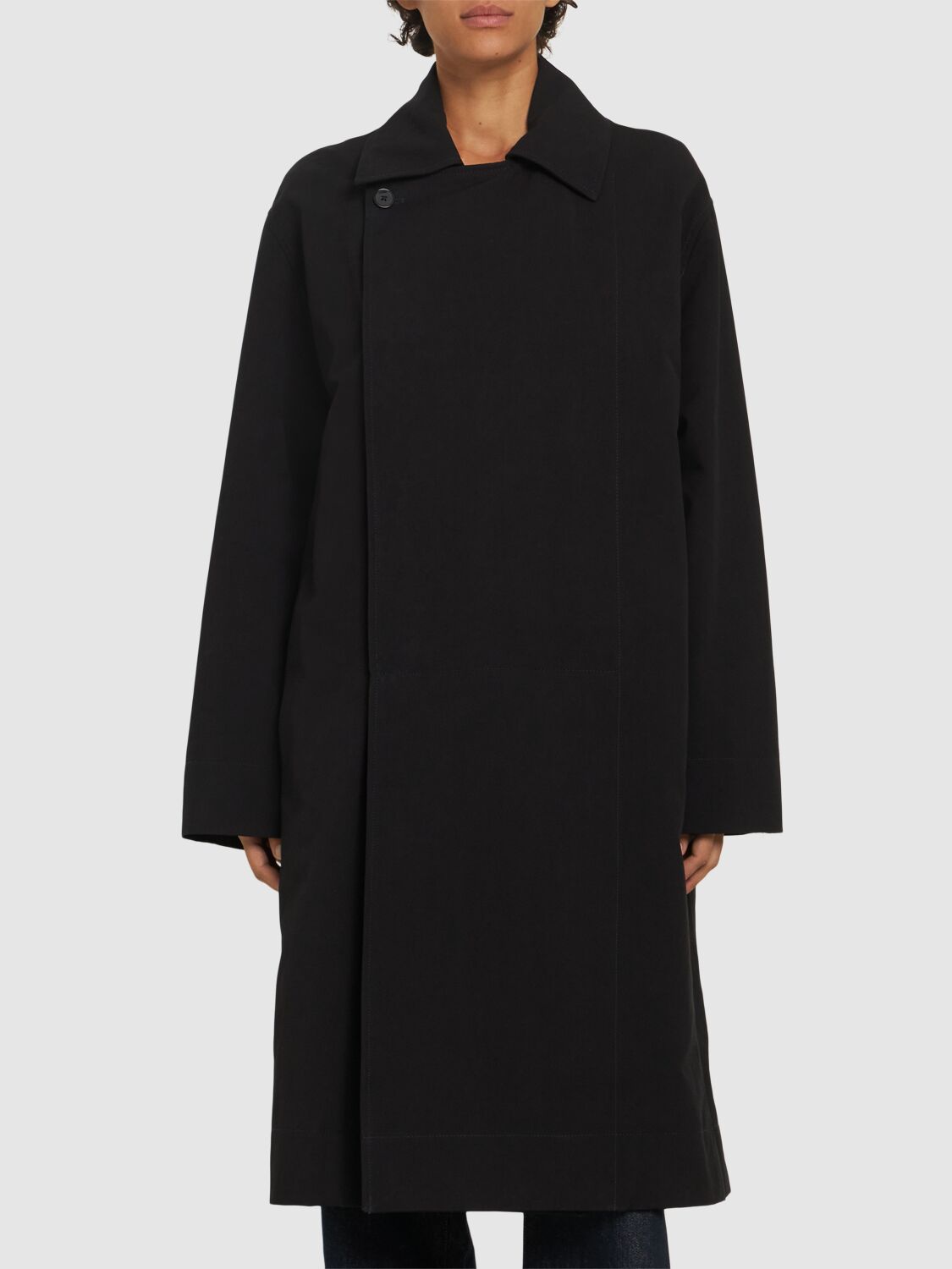 LOULOU STUDIO ALEX COTTON TRENCH COAT 