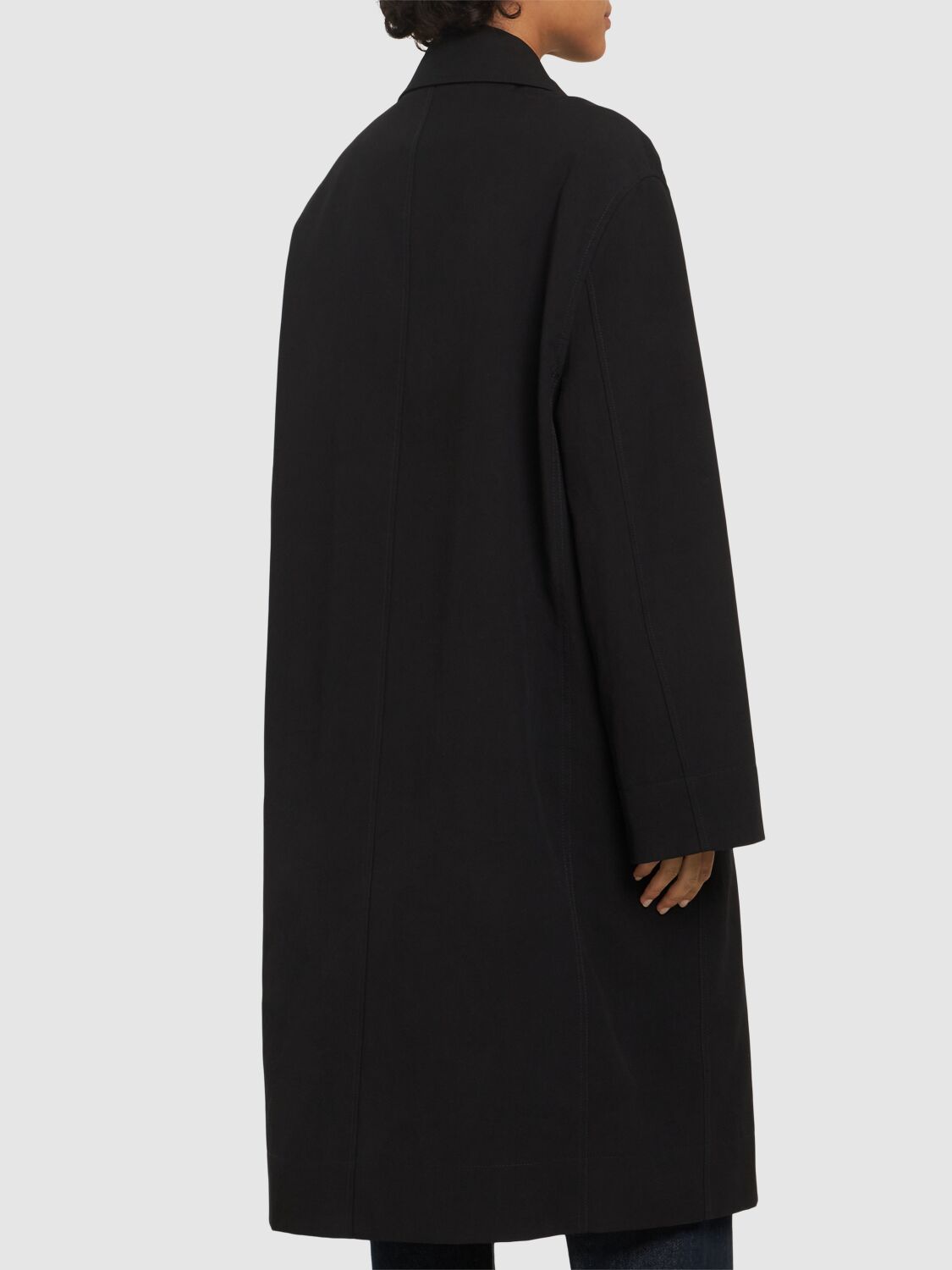 LOULOU STUDIO ALEX COTTON TRENCH COAT 