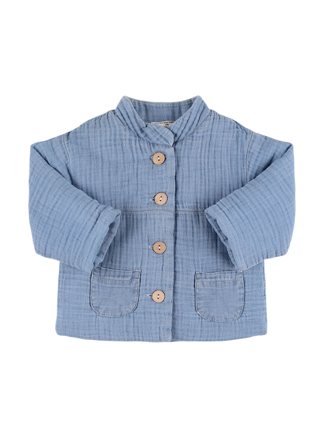1+ In The Family Quilted Cotton Jacket In Blue