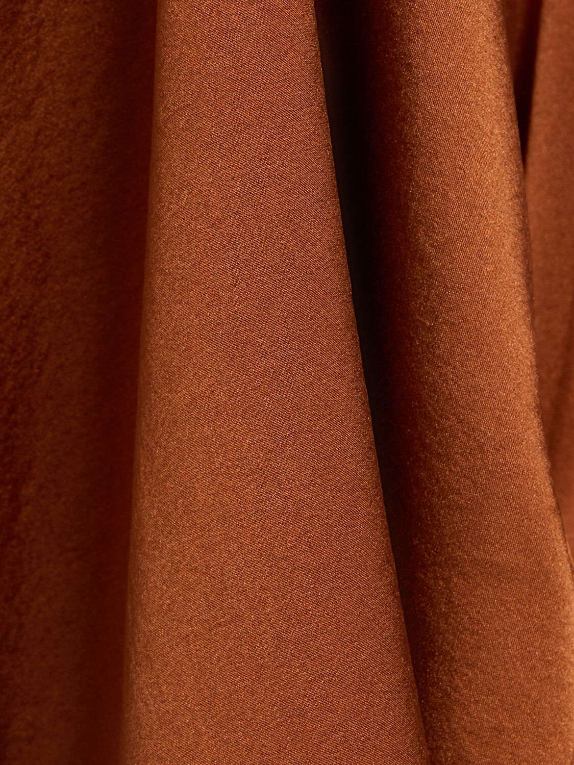 FORTE FORTE STRETCH SILK SATIN MANDARIN COLLAR SHIRT 