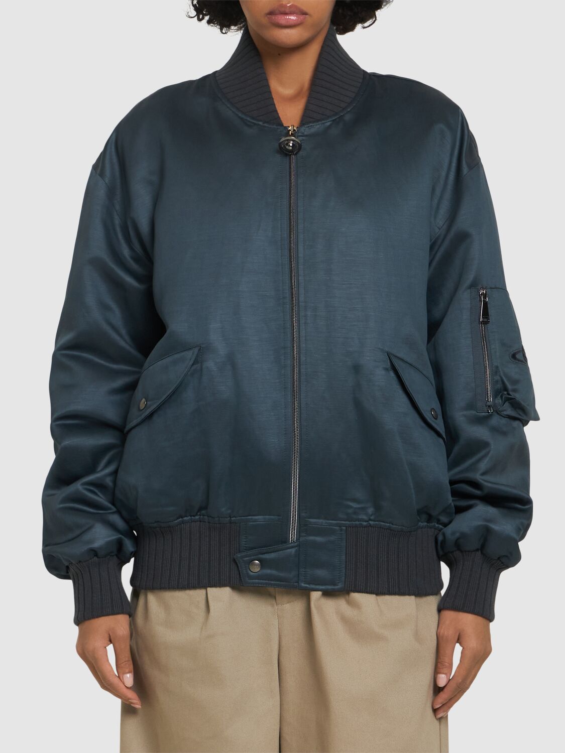 VIVIENNE WESTWOOD BERNARDO BOMBER JACKET 