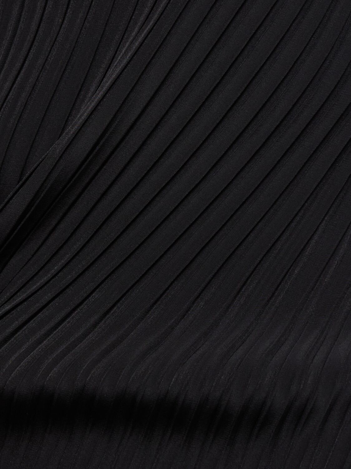 Issey Miyake Basics Sleeveless Maxi Dress In Black