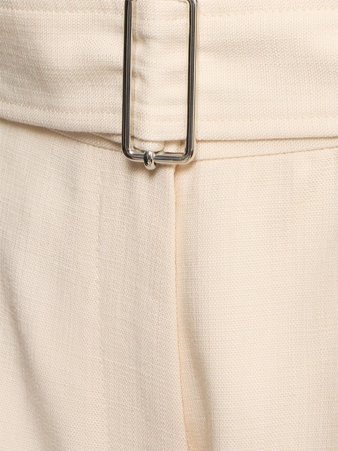 Msgm Tailored Viscose Blend Wide Pants In White