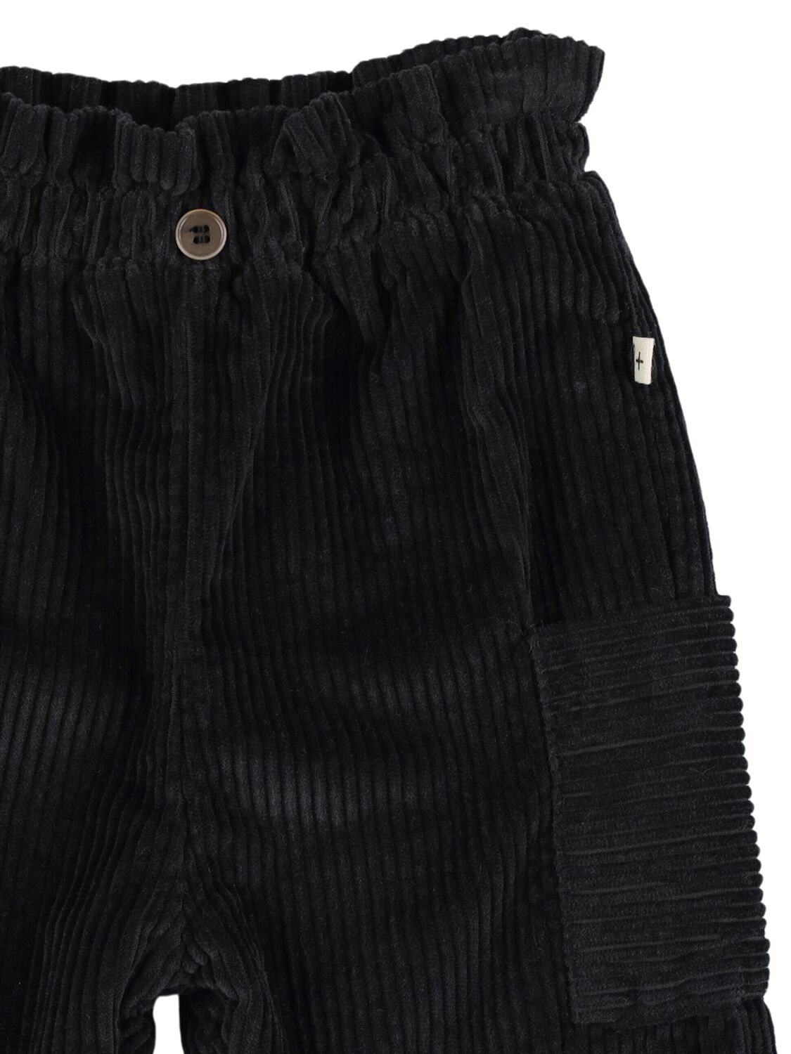 Shop 1+ In The Family Cotton Corduroy Pants In Dark Grey