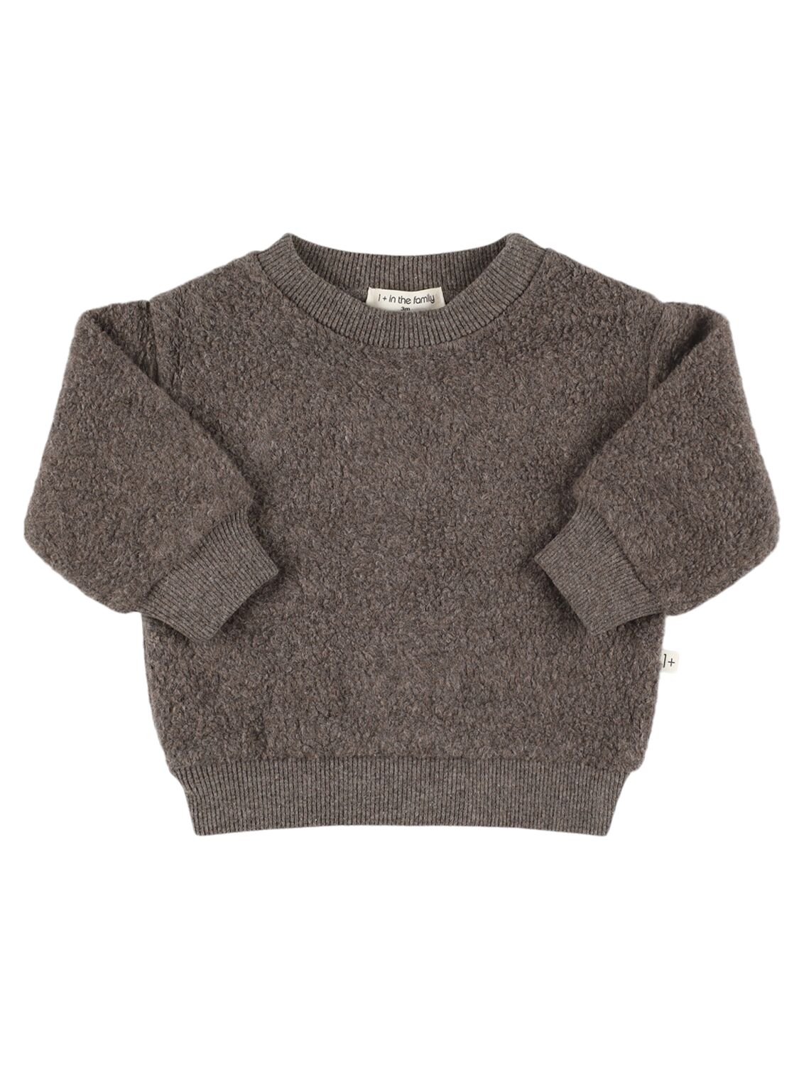 1+ In The Family Cotton Blend Sweatshirt In Gray