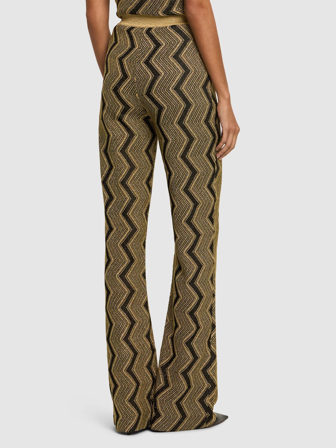 MISSONI LUREX FLARED PANTS 